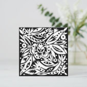 BW Birds Papercut Kaart (Staand voorkant)