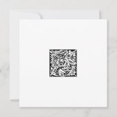 BW Birds Papercut Kaart (Achterkant)