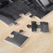 BW Black & White London Bus & Big Ben Legpuzzel (Zijkant)