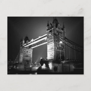 BW Black & White London Tower Bridge Briefkaart