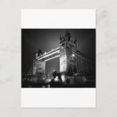 BW Black & White London Tower Bridge Briefkaart (Voorkant)