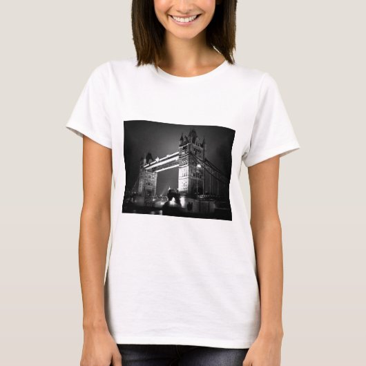 BW Black & White London Tower Bridge T-shirt (Voorkant)