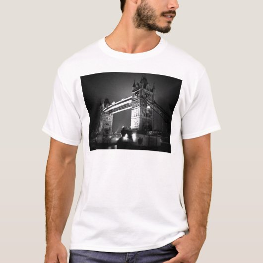 BW Black & White London Tower Bridge T-shirt (Voorkant)