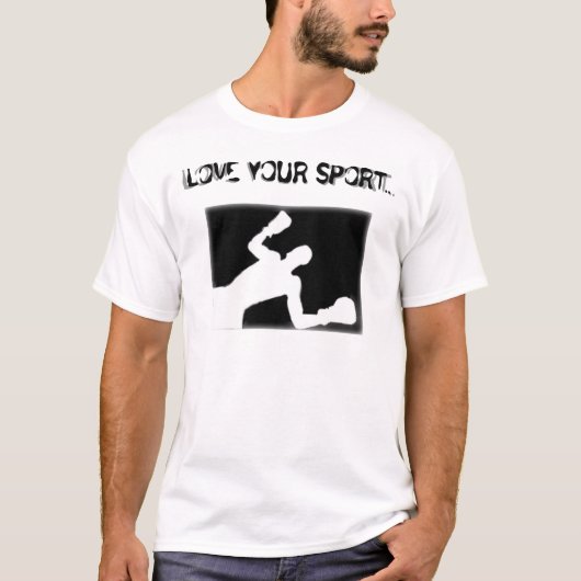 Bw-boxer, hou VAN JE SPORT. T-shirt (Voorkant)