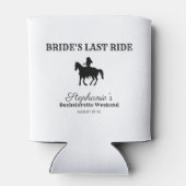 BW Bride's laatste rit Bachelorette Weekend Blikjeskoeler (Achterkant)