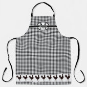 BW Buffalo Controleert Patroonmonogram | Rooster Schort (Voorkant)