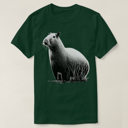 BW Capybara 1 T-shirt (Design voorkant)