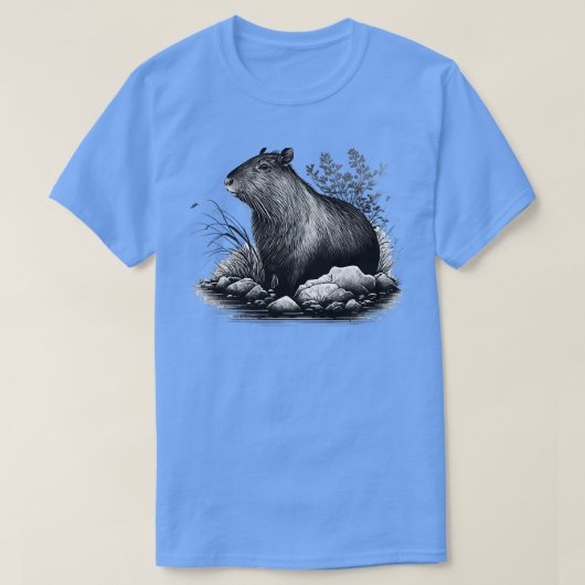 BW Capybara 2 T-shirt (Design voorkant)