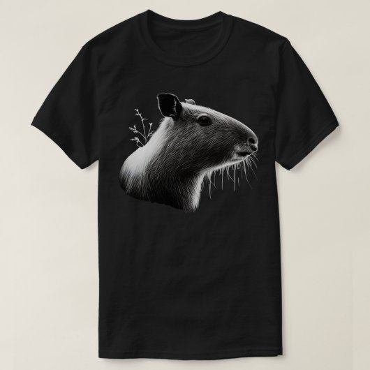 BW Capybara T-shirt (Design voorkant)