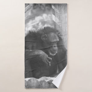 BW Chimp Badhanddoek
