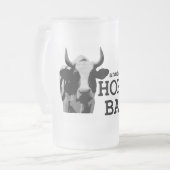 BW Cow Stein Matglas Bierpul (Voorkant links)