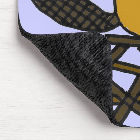 BW- Funny Beaver Mousepad Muismat (Hoek)