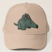 BW - Funny Cartoon Aardvark Pet (Voorkant)