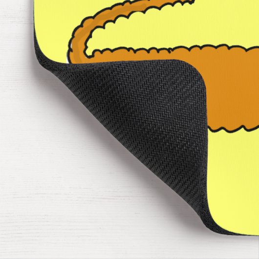 BW- Funny Dachshund Mousepad Muismat (Hoek)