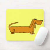 BW- Funny Dachshund Mousepad Muismat (Met muis)