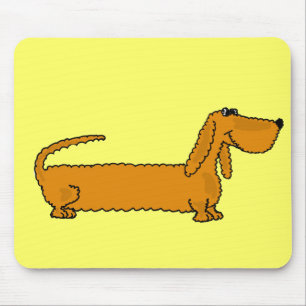 BW- Funny Dachshund Mousepad Muismat