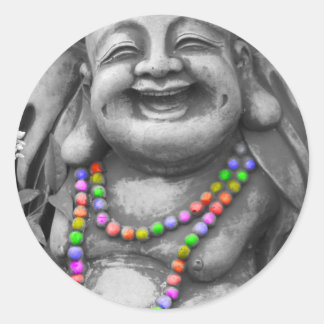 bw gay buddah ronde sticker