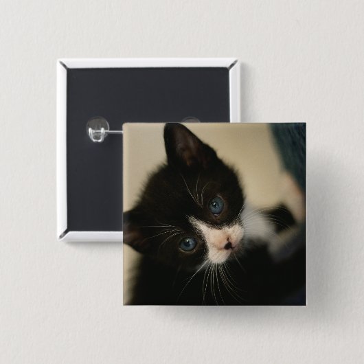 BW Kitten Button (Voorkant /achterkant)