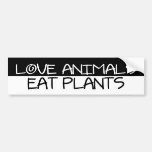 BW_liefde_dieren Bumpersticker