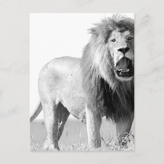 BW Lion Briefkaart (Voorkant)