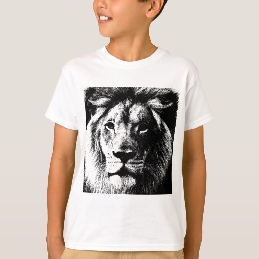 BW Lion Face T-shirt (Voorkant)
