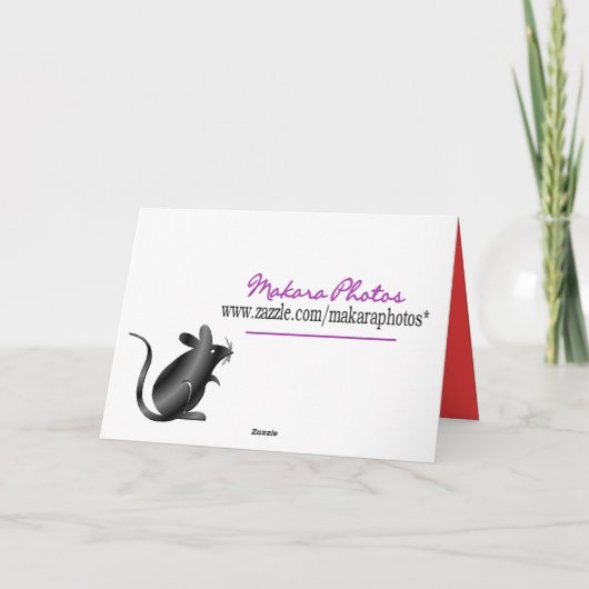 BW&MouseBday-customize Kaart (Achterkant)