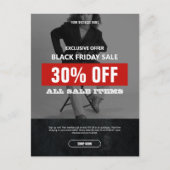 BW Photo Black Friday Sale Product Promo Briefkaart (Voorkant)