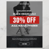 BW Photo Black Friday Sale Product Promo Flyer (Voorkant)
