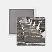 BW Pompeï Ruïnes VI Magneet (Voorkant / Achterkant)