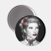 BW Portretmagneet Magneet (Voorkant / Achterkant)