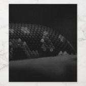 BW-schalen Wijn Etiket (Enkel label)