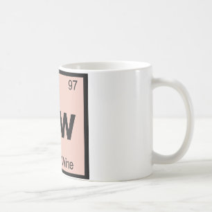 Bw - Scheikunde Periodiek Systeem Symbool voor Ing Koffiemok