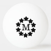 BW Star Lijst Monogramed Pingpongbal (Voorkant)