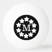 BW Star Lijst Monogramed Pingpongbal (Achterkant)