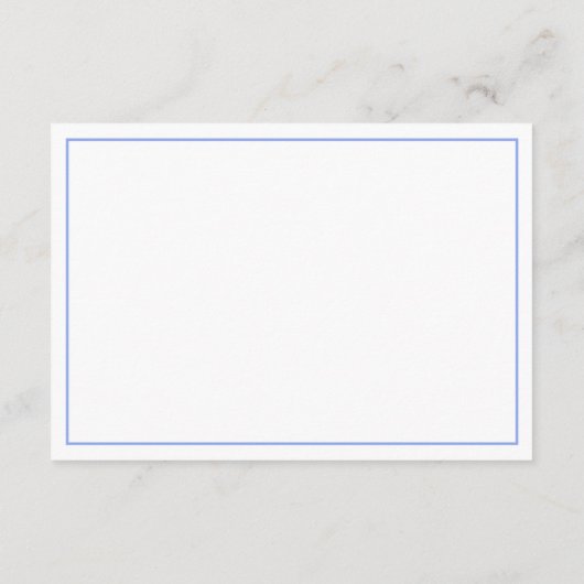 Bw stropdas Baby shower Hartelijk dank Informatiekaartje (Achterkant)