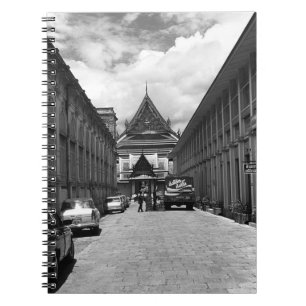 BW Thailand Bangkok Koninklijk paleis 1980 Notitieboek