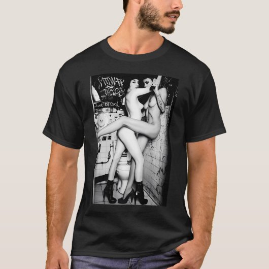 BW Vintage Dame T-shirt (Voorkant)