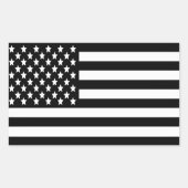BW VS-vlag Rechthoekige Sticker (Voorkant)