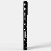 BW! WAARSCHUWING BIOLOGISCH GEVAAR! SKULL Case-Mate iPhone CASE (Achterkant / Rechts)