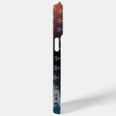 BW! WAARSCHUWING BIOLOGISCH GEVAAR! SKULL" Case-Mate iPhone CASE (Achterkant / Rechts)