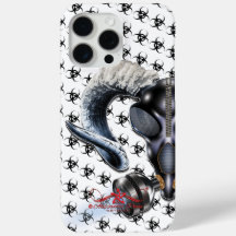 BW! WAARSCHUWING BIOLOGISCH GEVAAR! SKULL