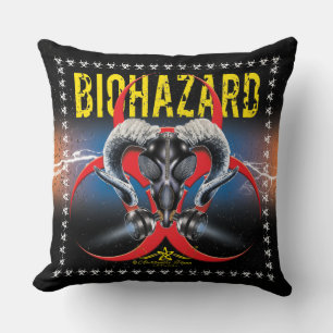 BW! WAARSCHUWING BIOLOGISCH GEVAAR! SKULL KUSSEN