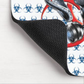 BW! WAARSCHUWING BIOLOGISCH GEVAAR! SKULL MUISMAT (Hoek)