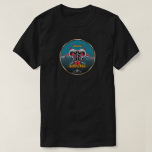 BW! WAARSCHUWING BIOLOGISCH GEVAAR! SKULL T-SHIRT