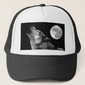 BW Wolf Howling bij Moon Trucker Pet (Voorkant)