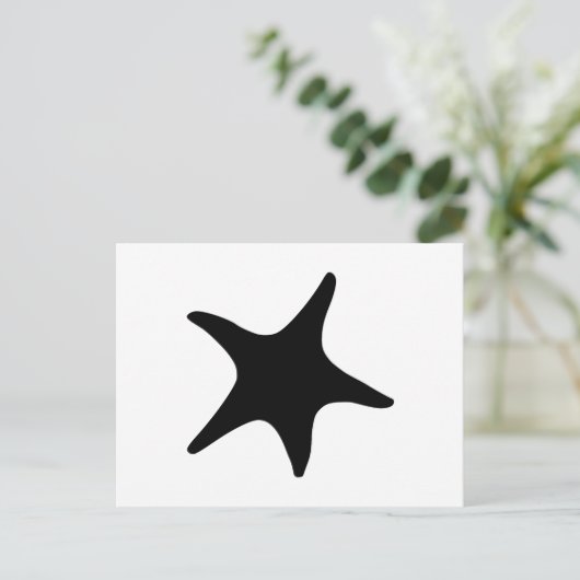 BW Zeester Briefkaart (Staand voorkant)