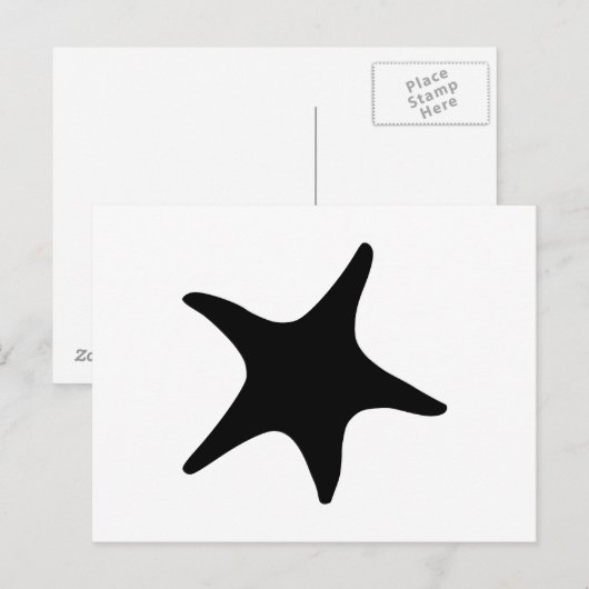 BW Zeester Briefkaart (Voorkant / Achterkant)