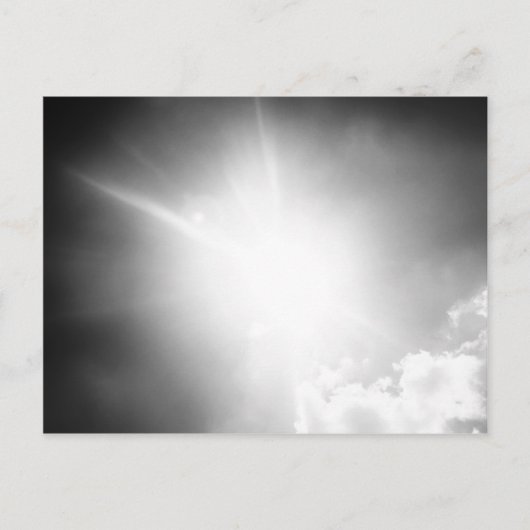 BW zon Briefkaart (Voorkant)