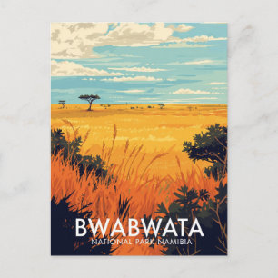Bwabwata National Park Namibië Savanne Briefkaart