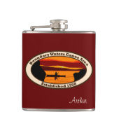 BWCA Emblem met Canoe Heupfles (Voorkant)